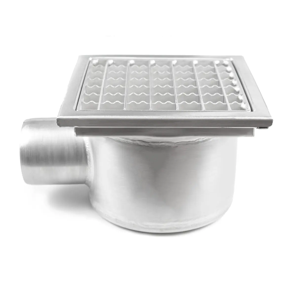 Stainless Steel Floor Drain Grate with Side Outlet DN110