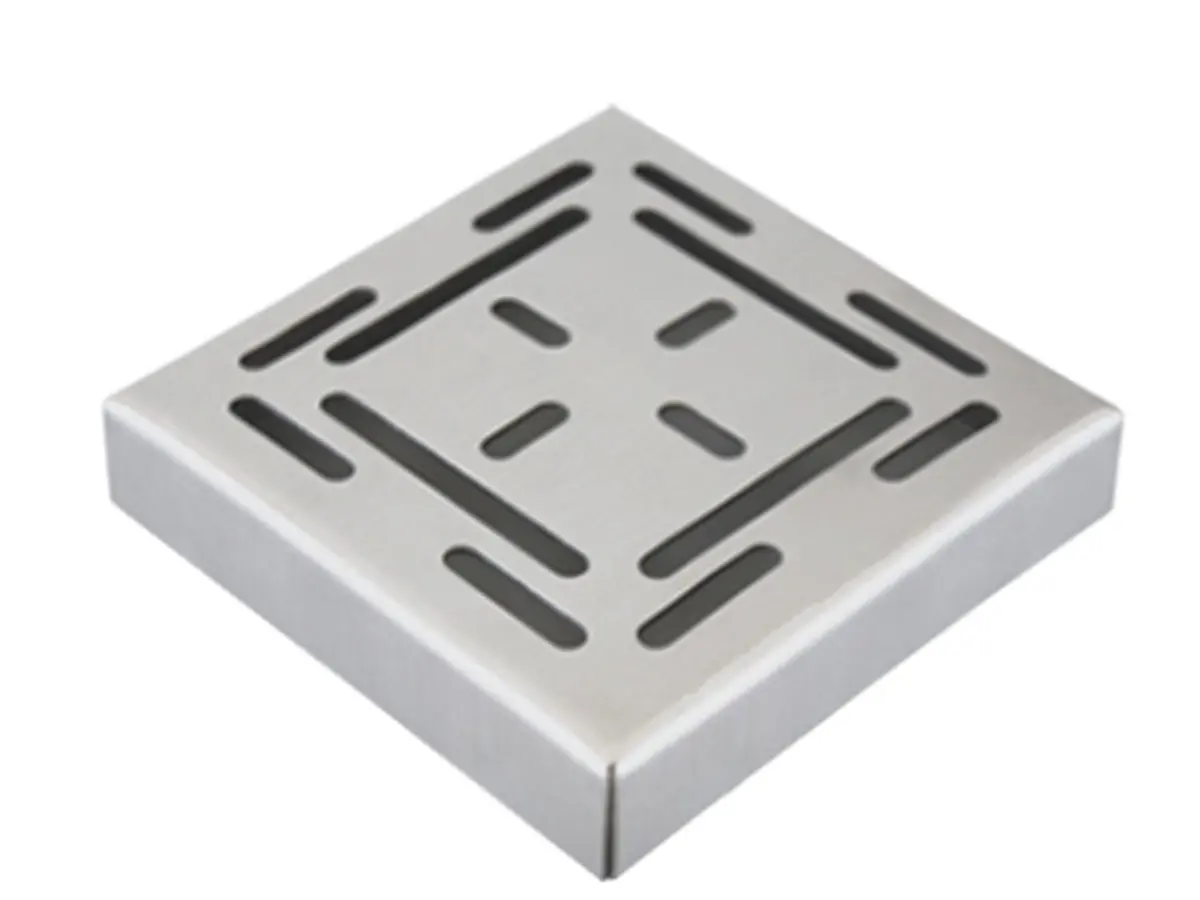Stainless steel cover plate for drainage channel