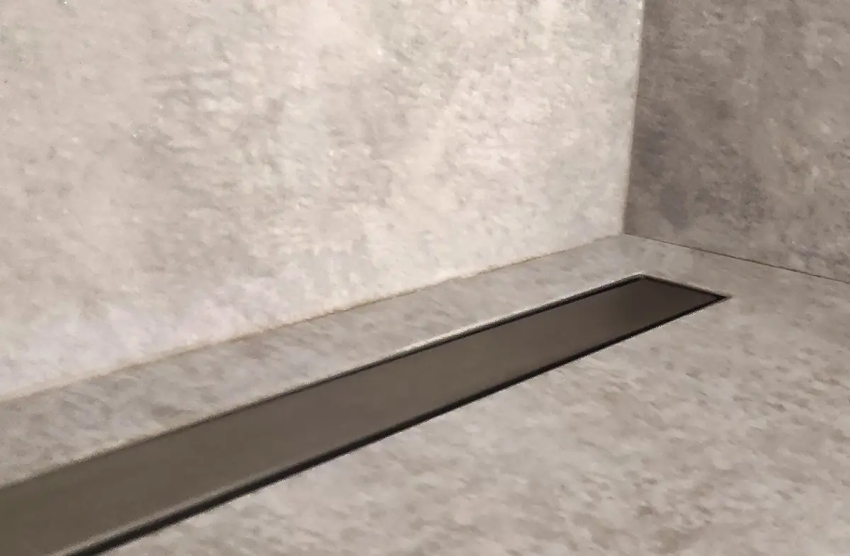 Stainless steel linear shower drain