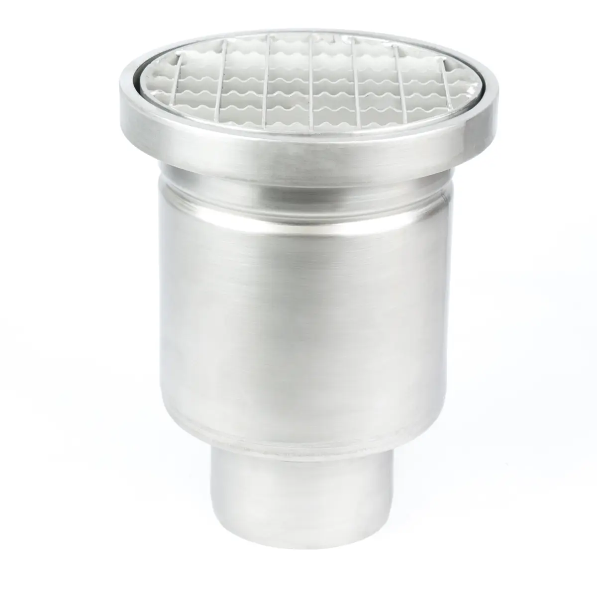 Stainless steel point drain with anti-slip cover 25mm