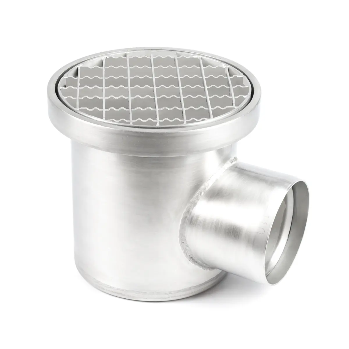 Professional round stainless steel floor drain with grid cover