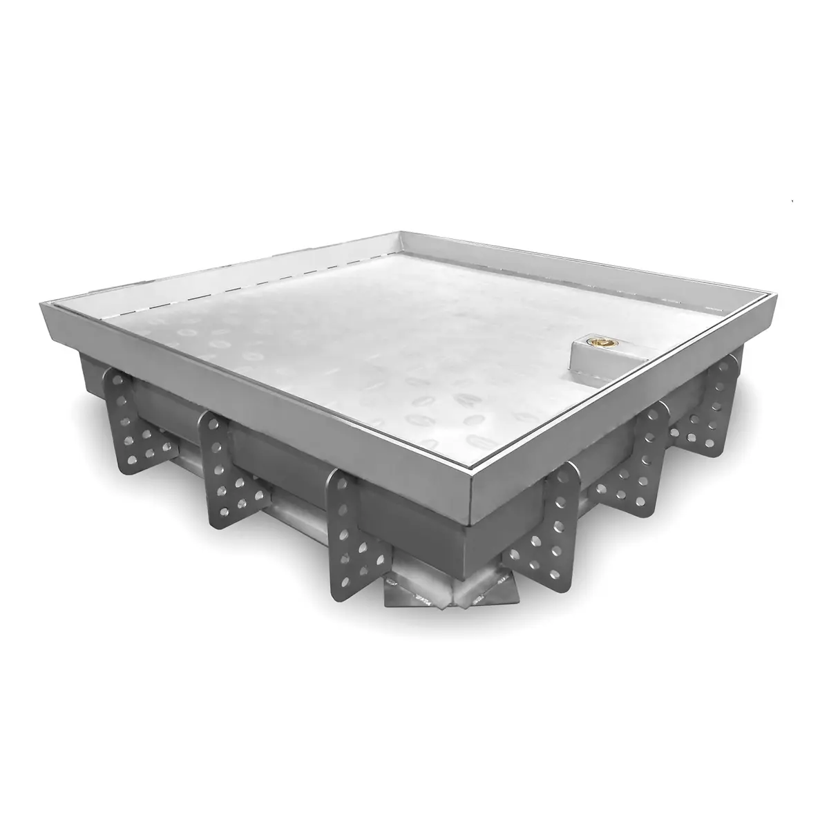 Professional Stainless Steel Inspection Hatch with Cover for Paving Stones or Concrete