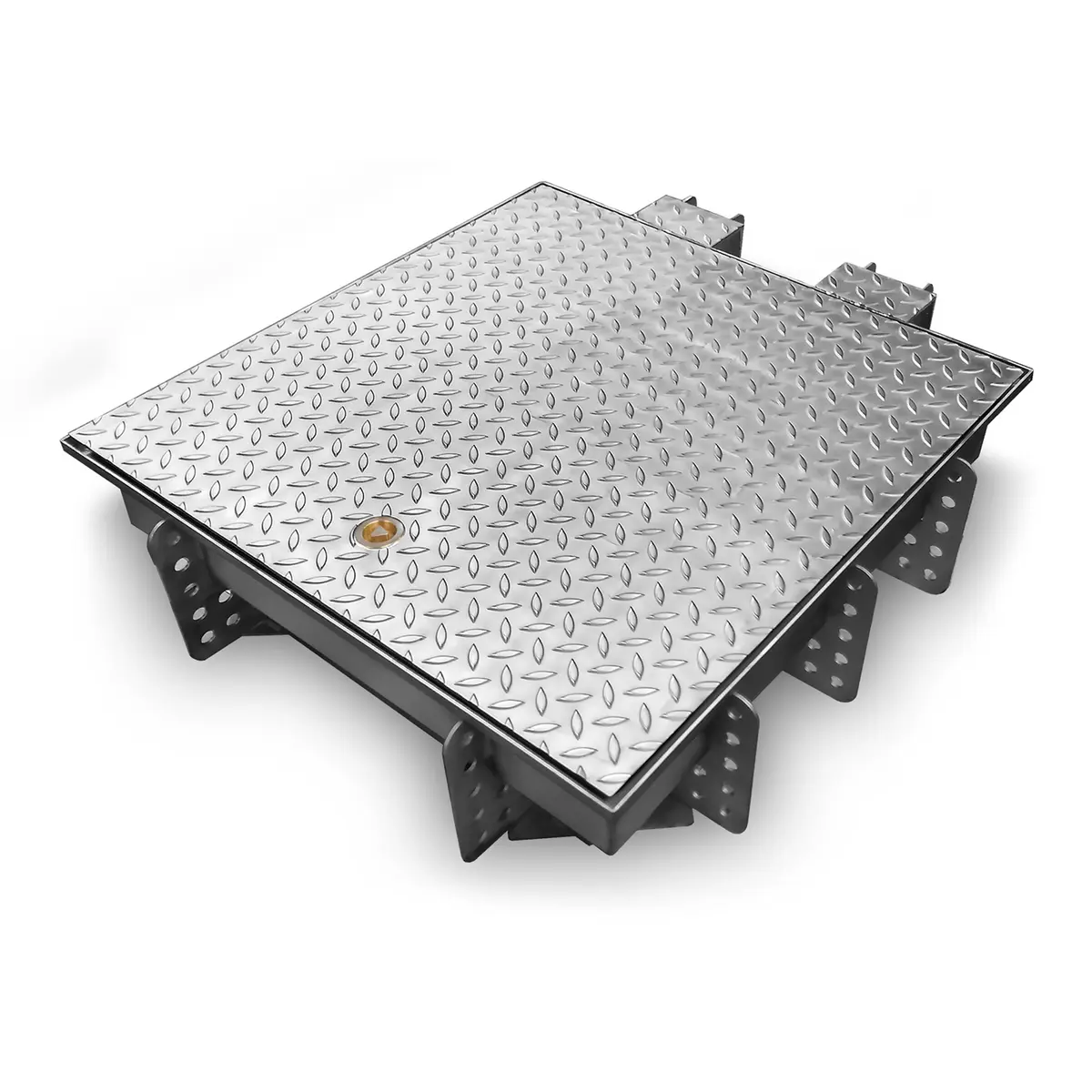 Stainless Steel Inspection Hatch, Professional, with Checkered Cover
