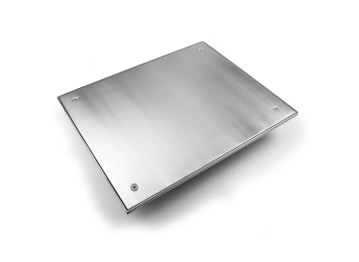 Rectangular Stainless Steel Inspection Cover, Screwed Lid
