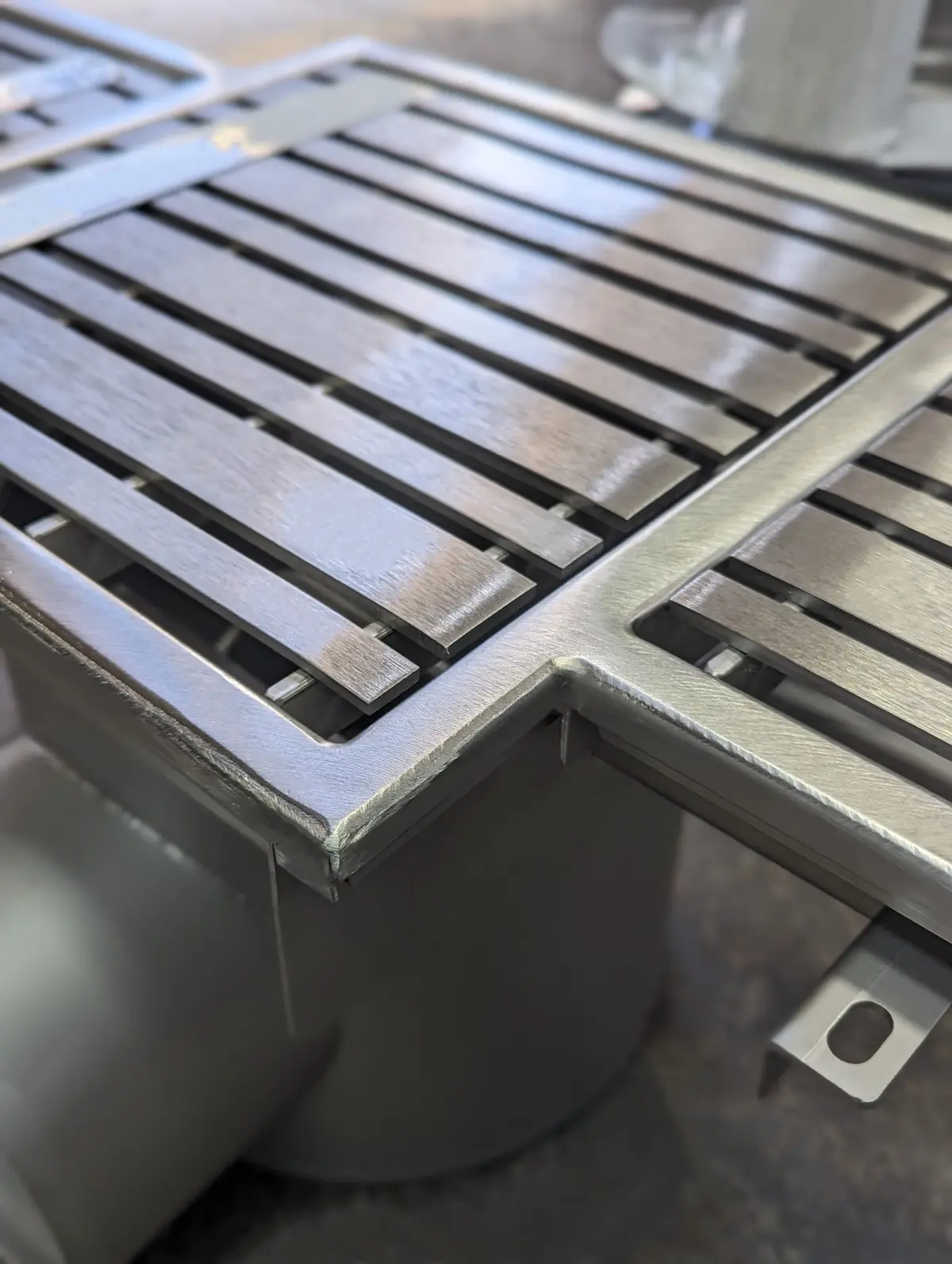 Hygienic stainless steel cover
