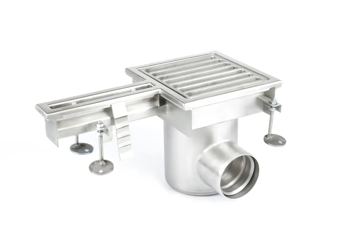 Slot channel with stainless steel inlet