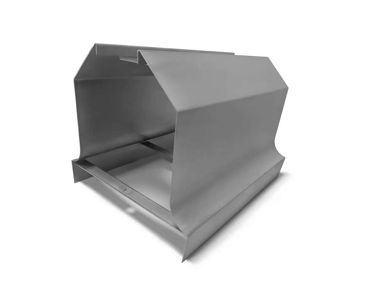 Double-sided stainless steel plinth