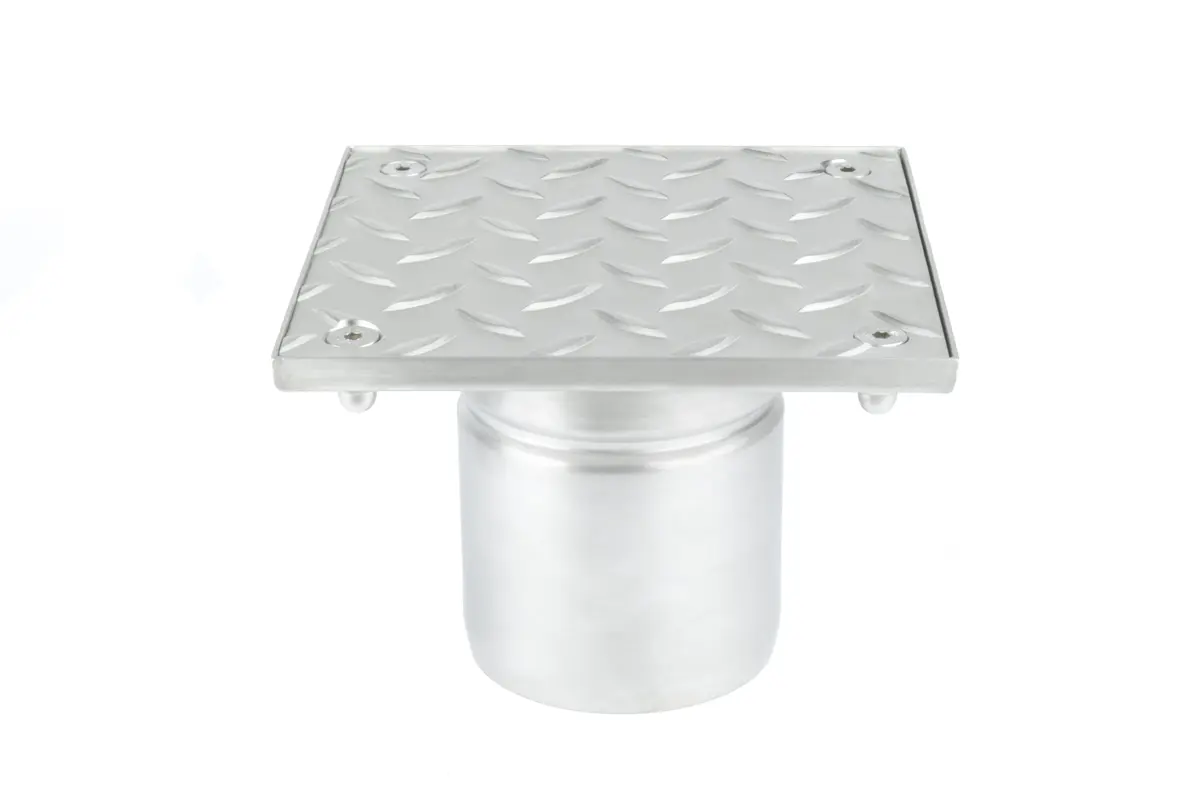 Stainless Steel Inspection Chamber DN110 with Checkered Plate