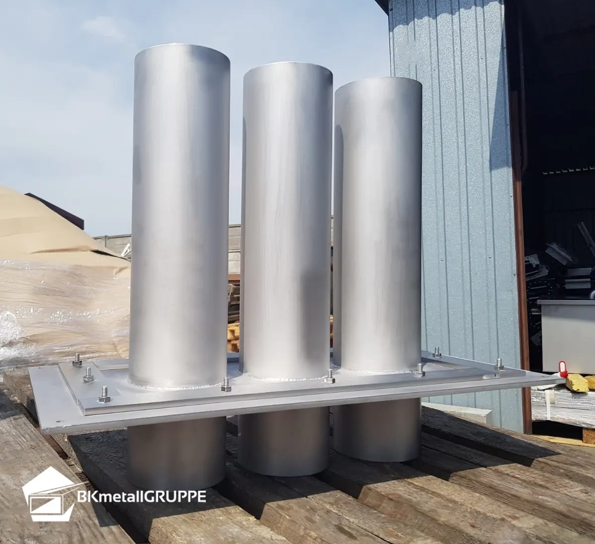 Triple Stainless Steel Ceiling Transition