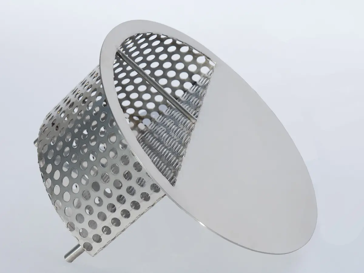 Strainer for side drainage grate