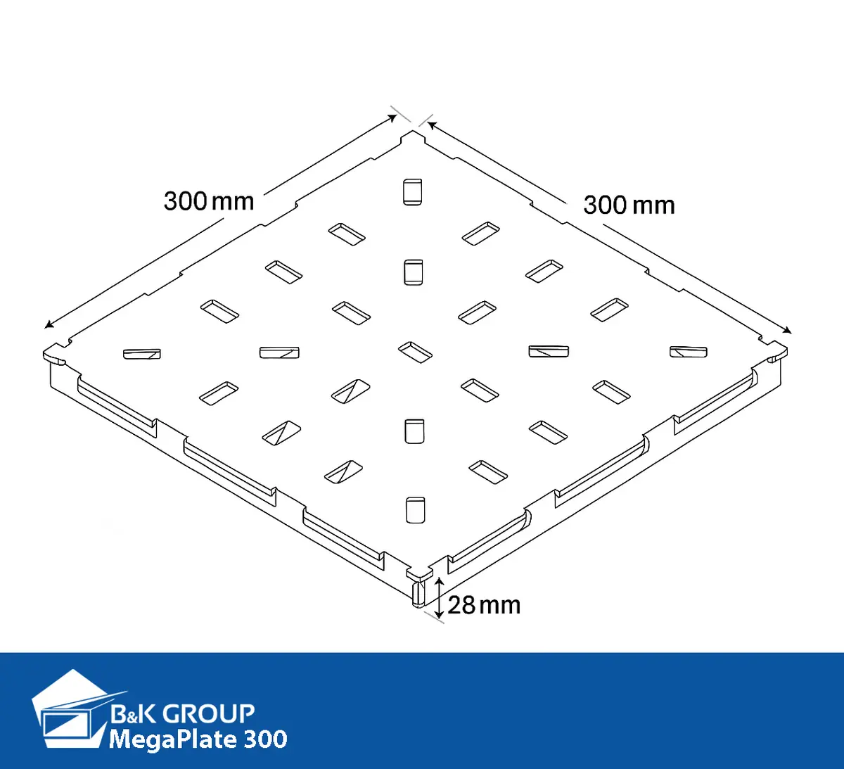 Stainless Steel Floor Plates MegaPlate 300