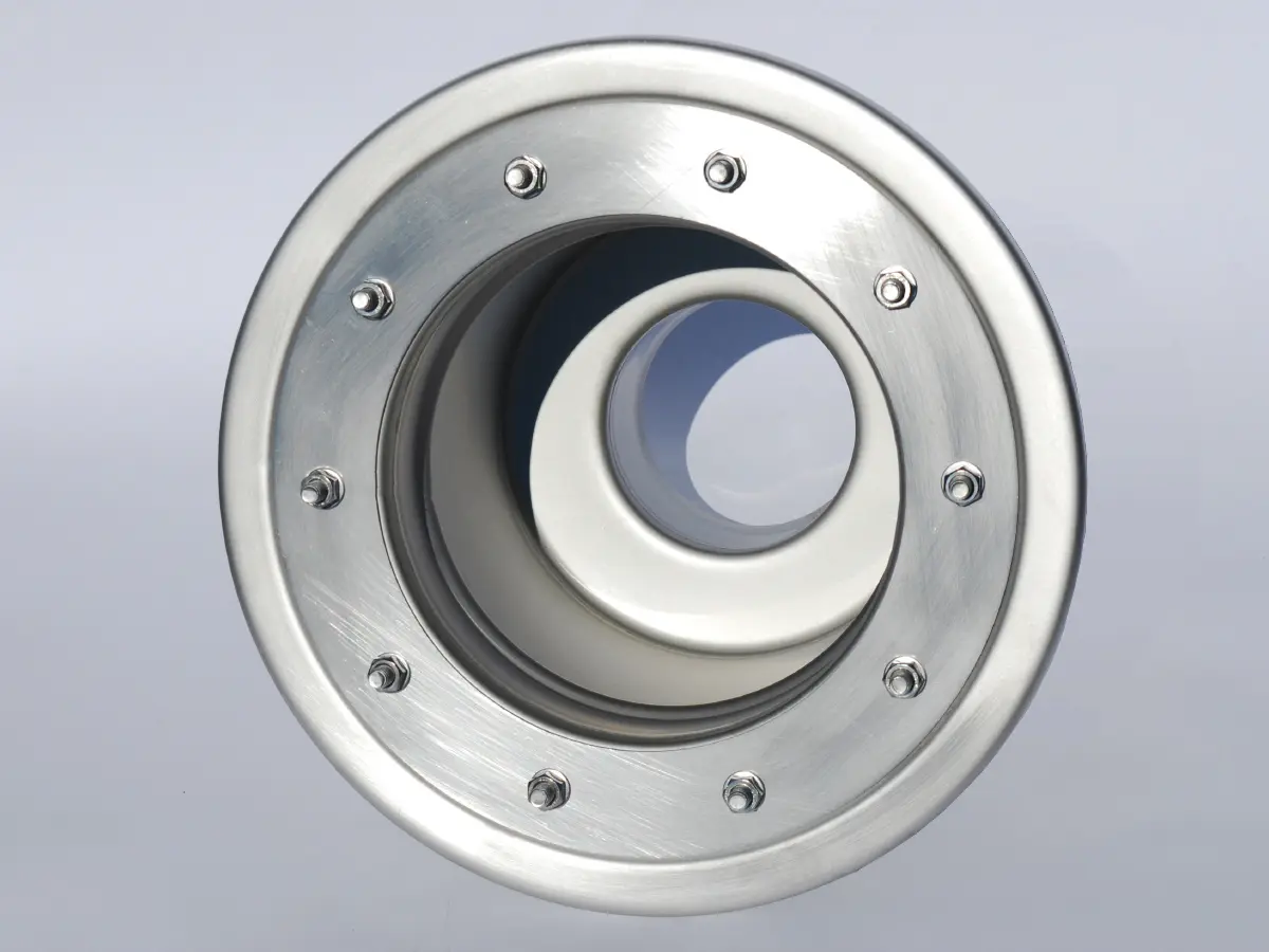 Lower part of the vertical stainless steel floor drain